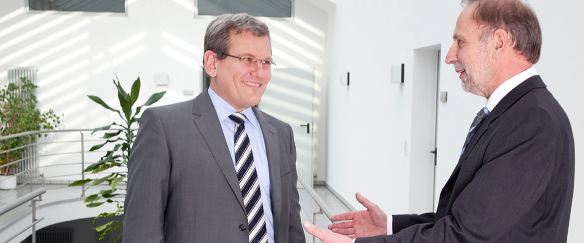 Markus Grumann und Michael Horst im Gespräch