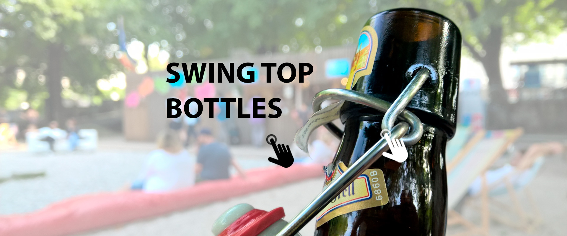 Inspection of swing top bottles
