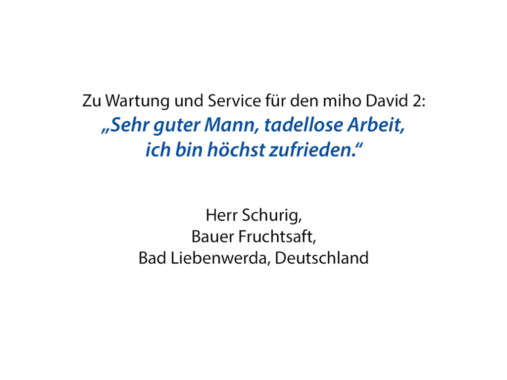 Kundenstimme