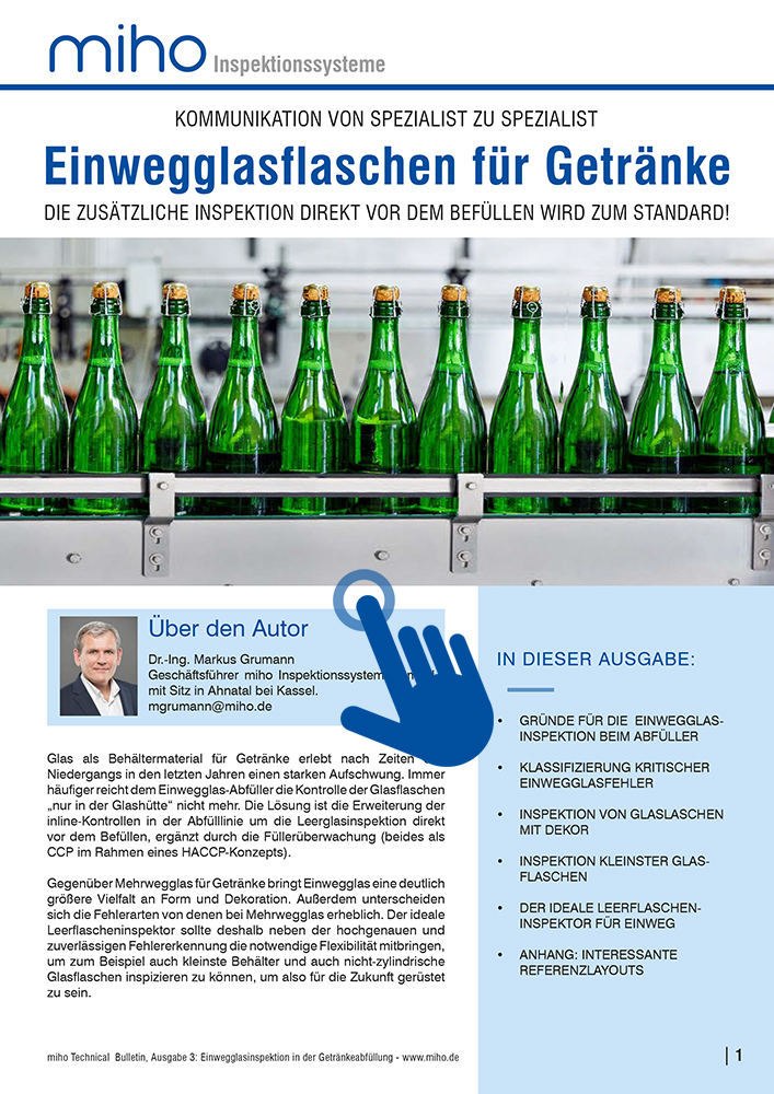 Titel Einwegglas