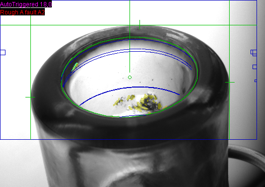 grafik / maschinenfoto abplatzer am bügelverschluss